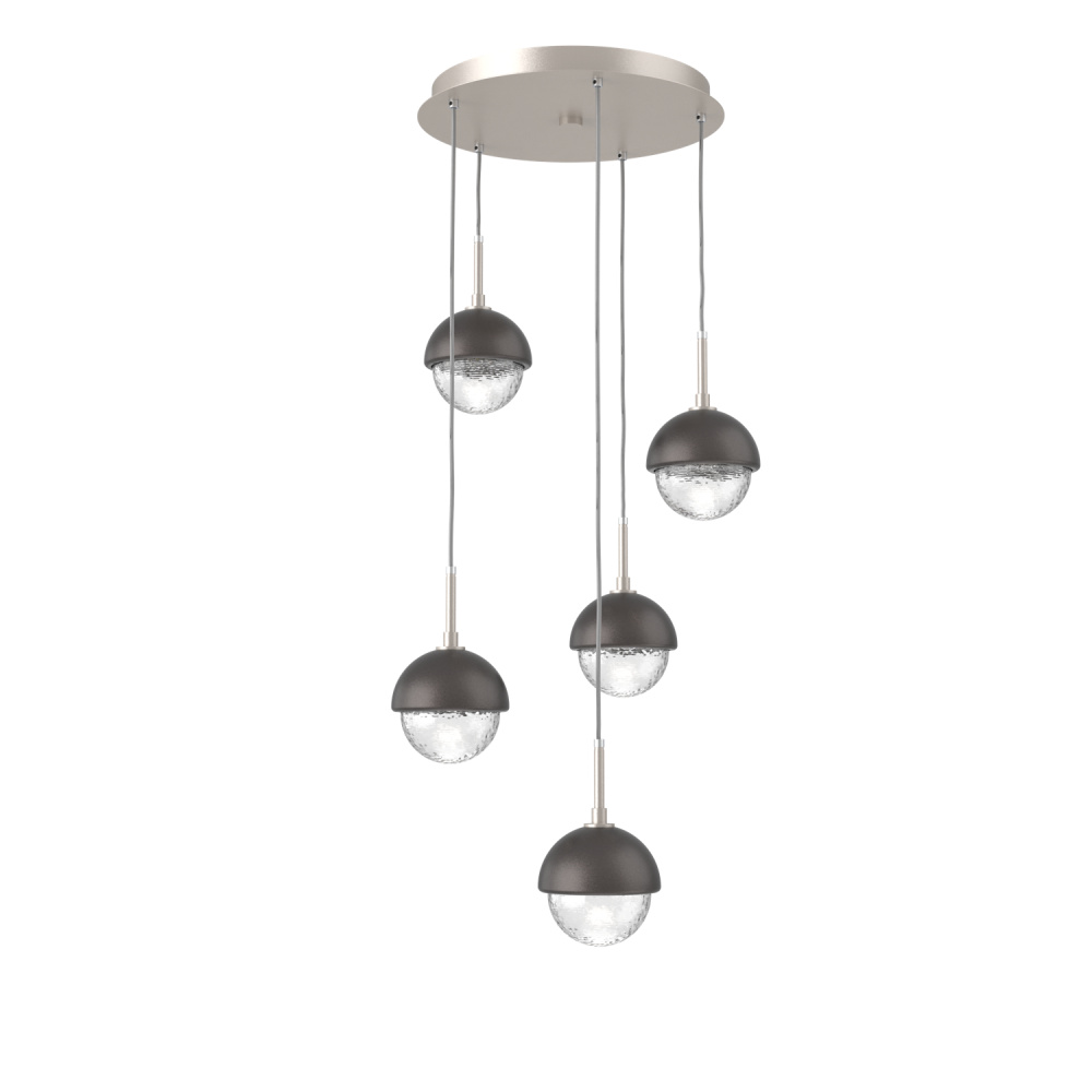 Cabochon Round 5pc Multi-Pendant