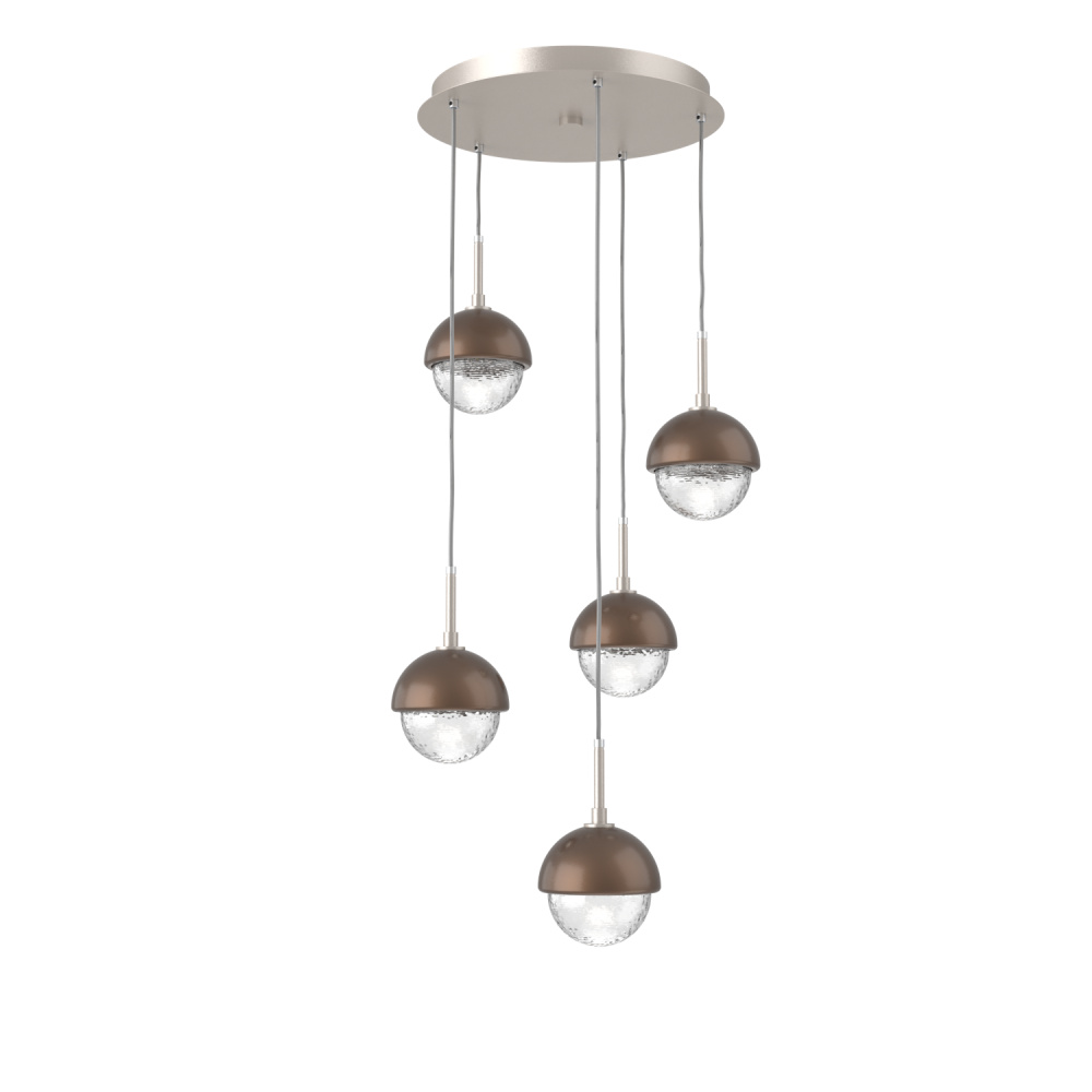 Cabochon Round 5pc Multi-Pendant