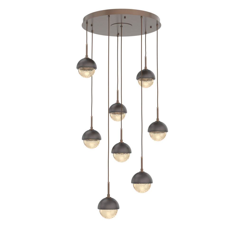 Cabochon Round 8pc Multi-Pendant