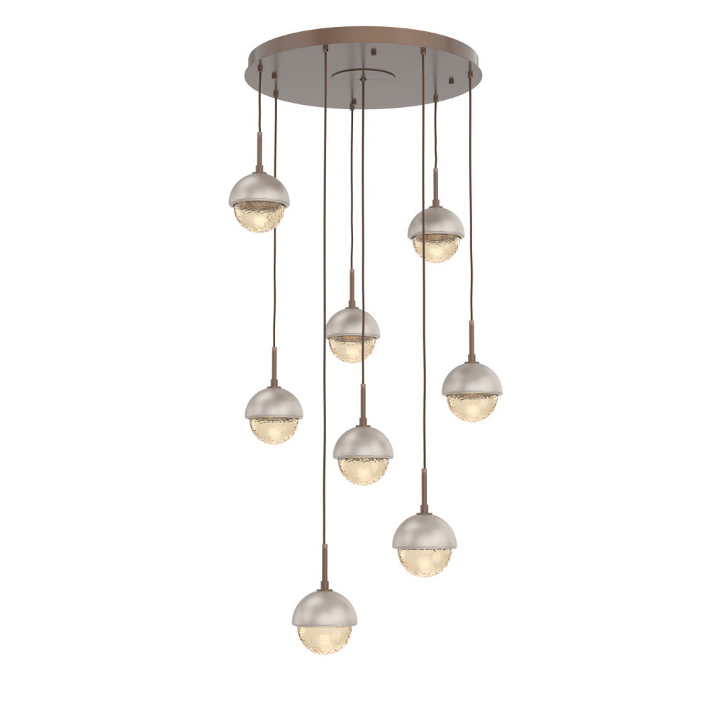 Cabochon Round 8pc Multi-Pendant