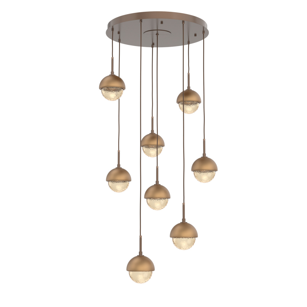 Cabochon Round 8pc Multi-Pendant