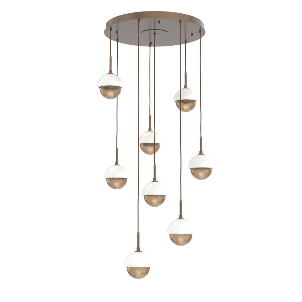 Cabochon Round 8pc Multi-Pendant