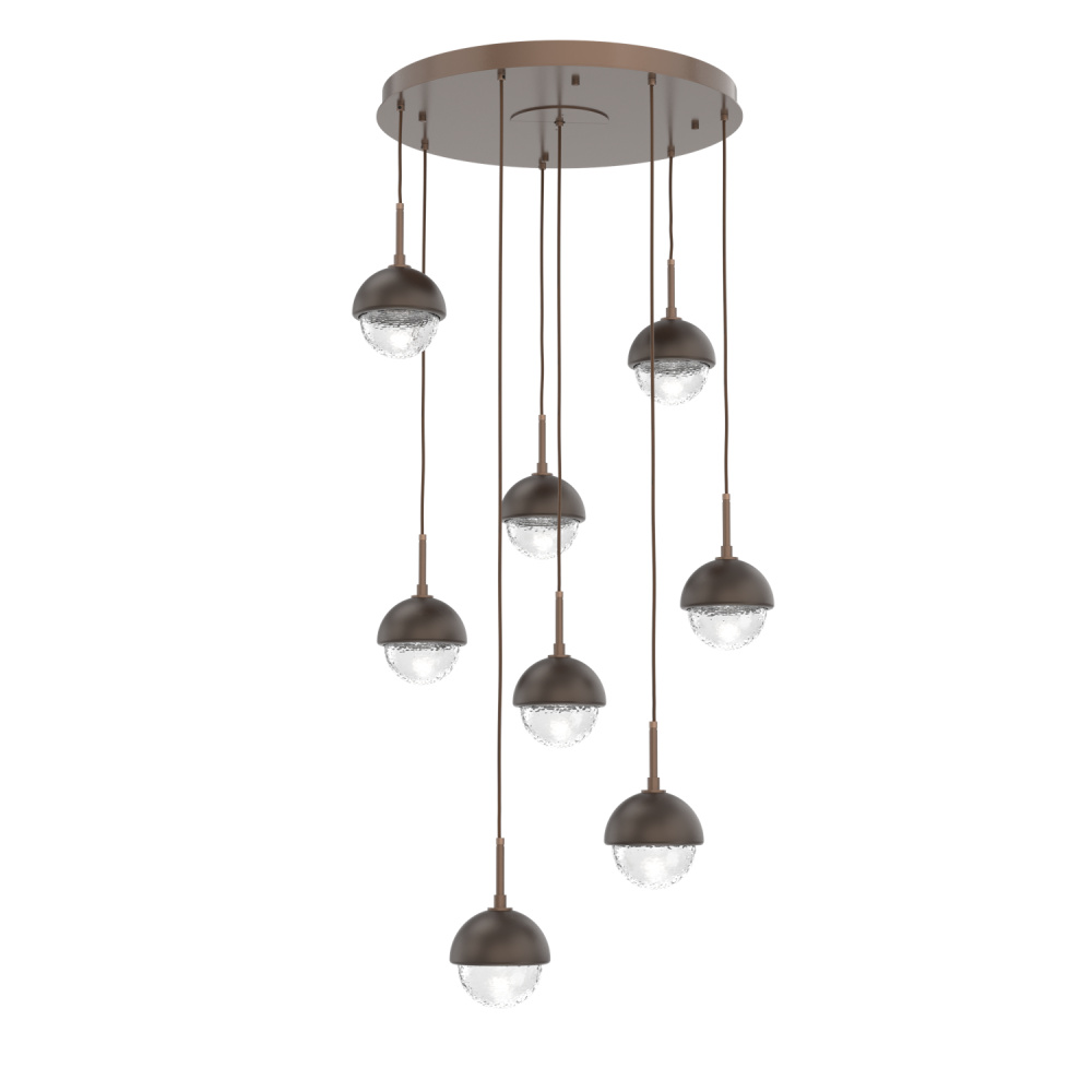 Cabochon Round 8pc Multi-Pendant