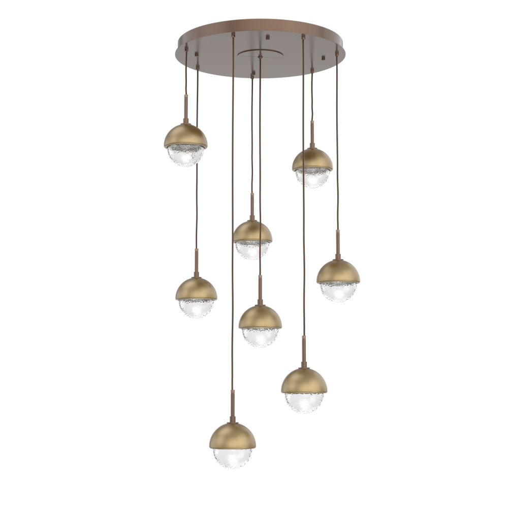 Cabochon Round 8pc Multi-Pendant