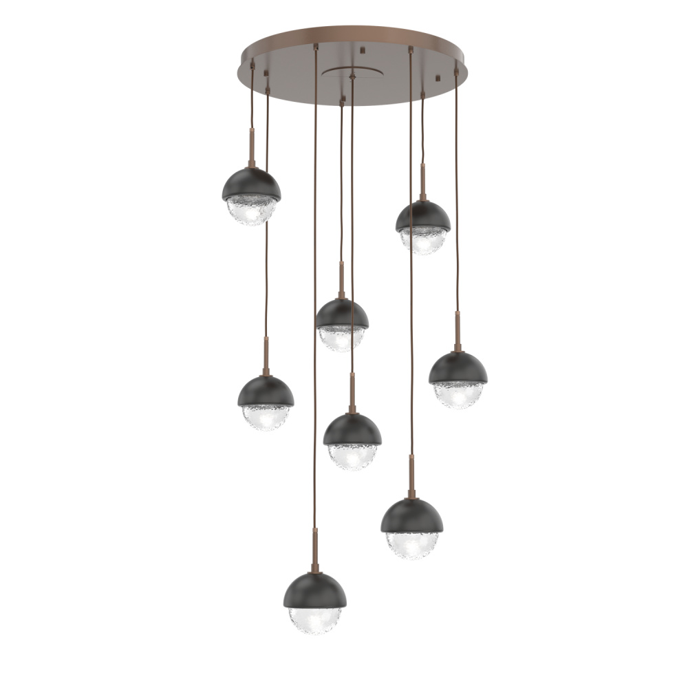 Cabochon Round 8pc Multi-Pendant