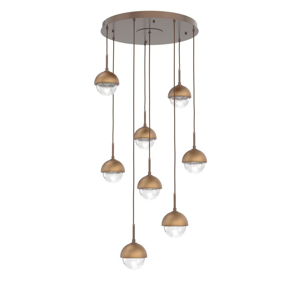 Cabochon Round 8pc Multi-Pendant