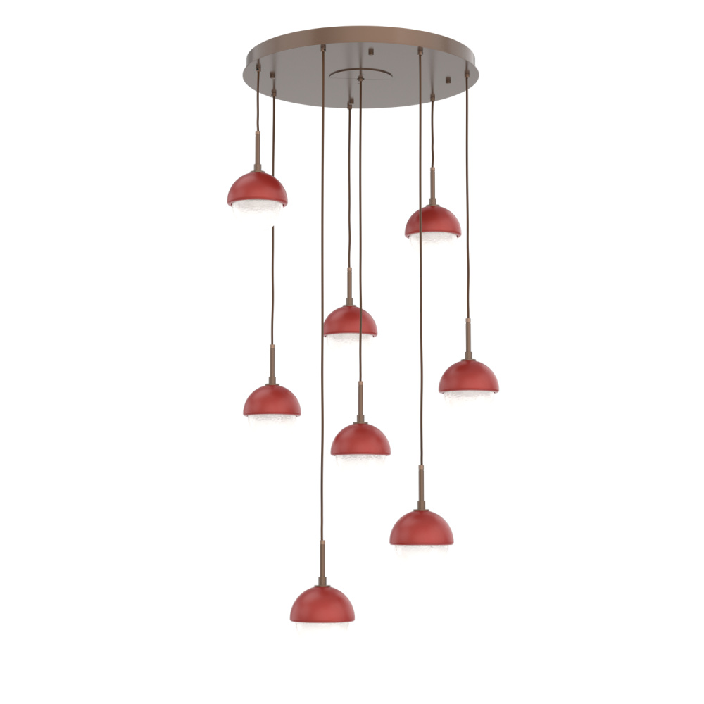 Cabochon Round 8pc Multi-Pendant