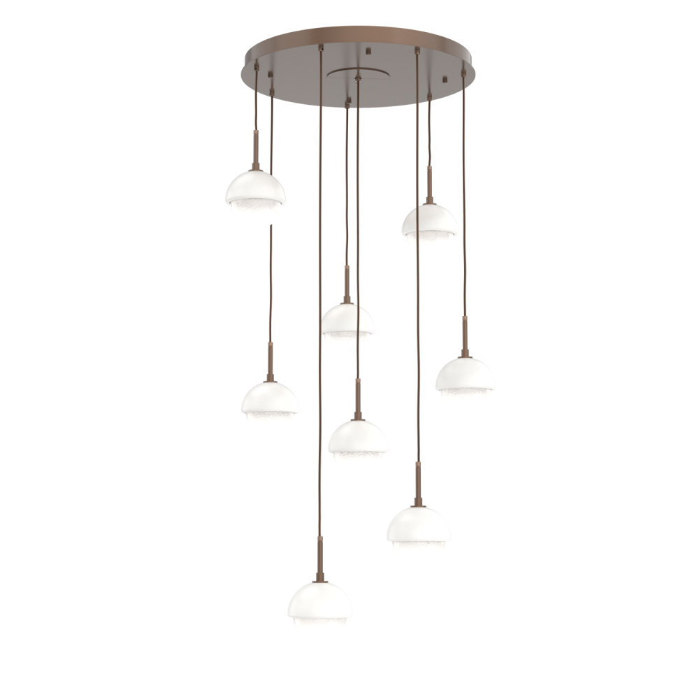 Cabochon Round 8pc Multi-Pendant