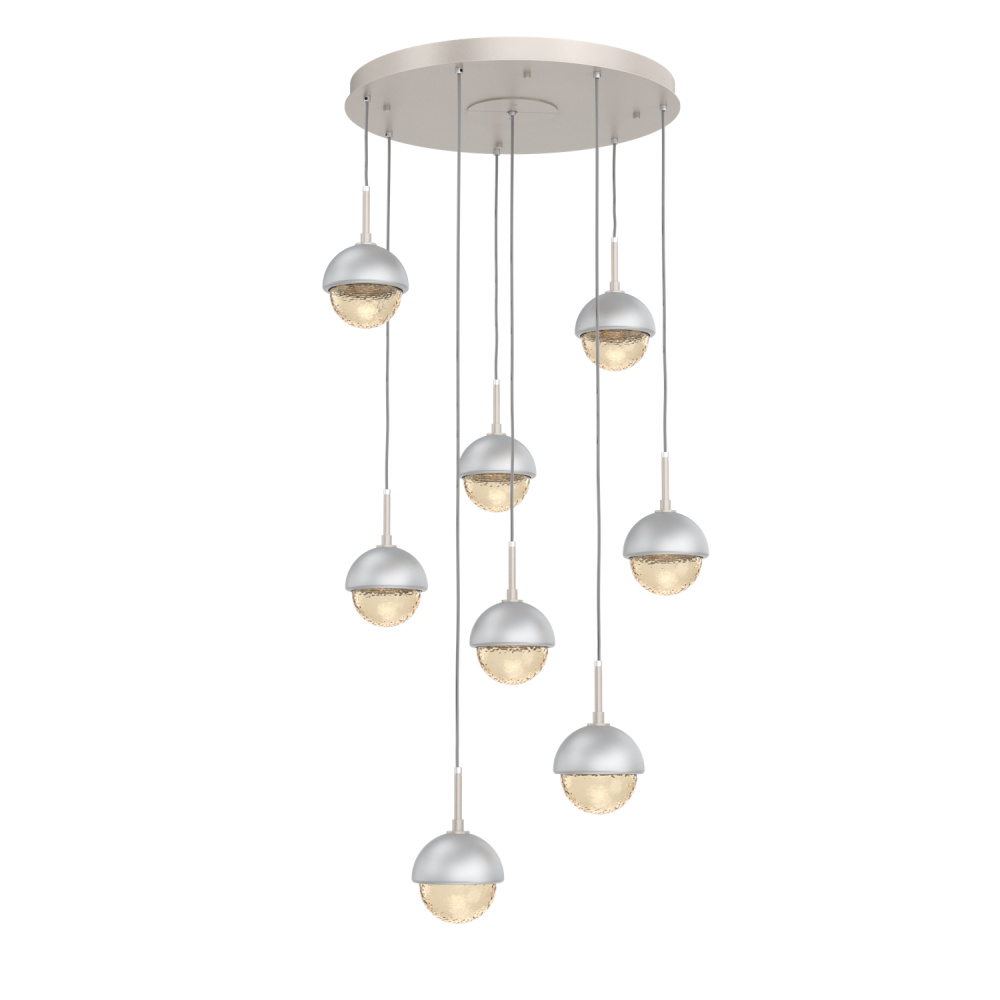 Cabochon Round 8pc Multi-Pendant