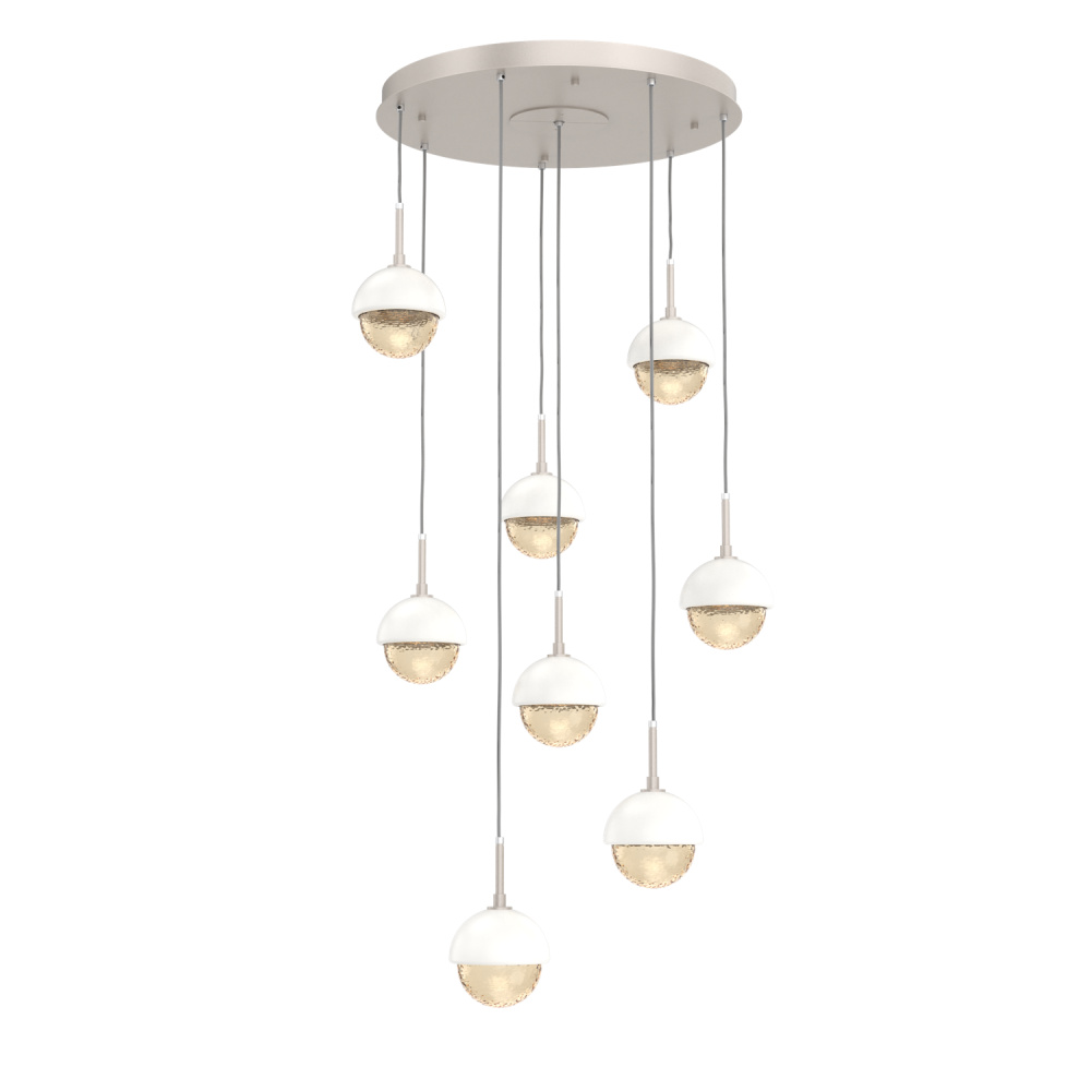 Cabochon Round 8pc Multi-Pendant