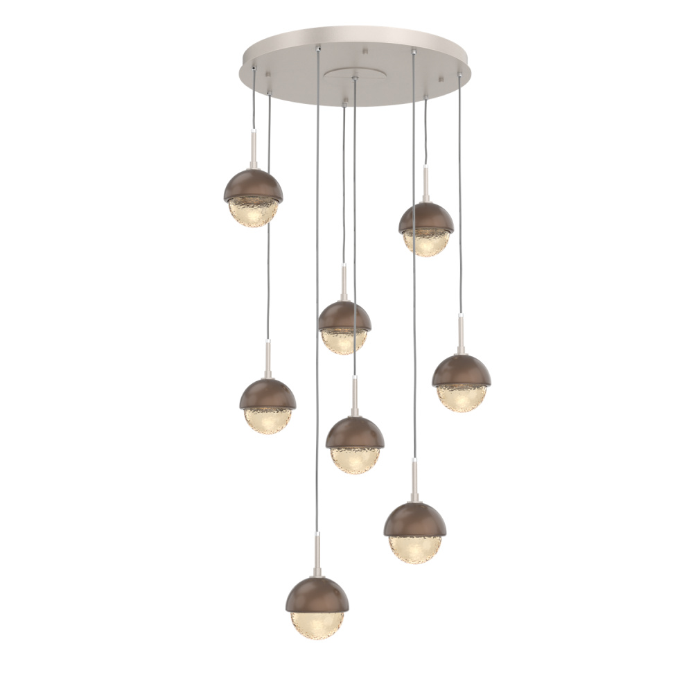 Cabochon Round 8pc Multi-Pendant