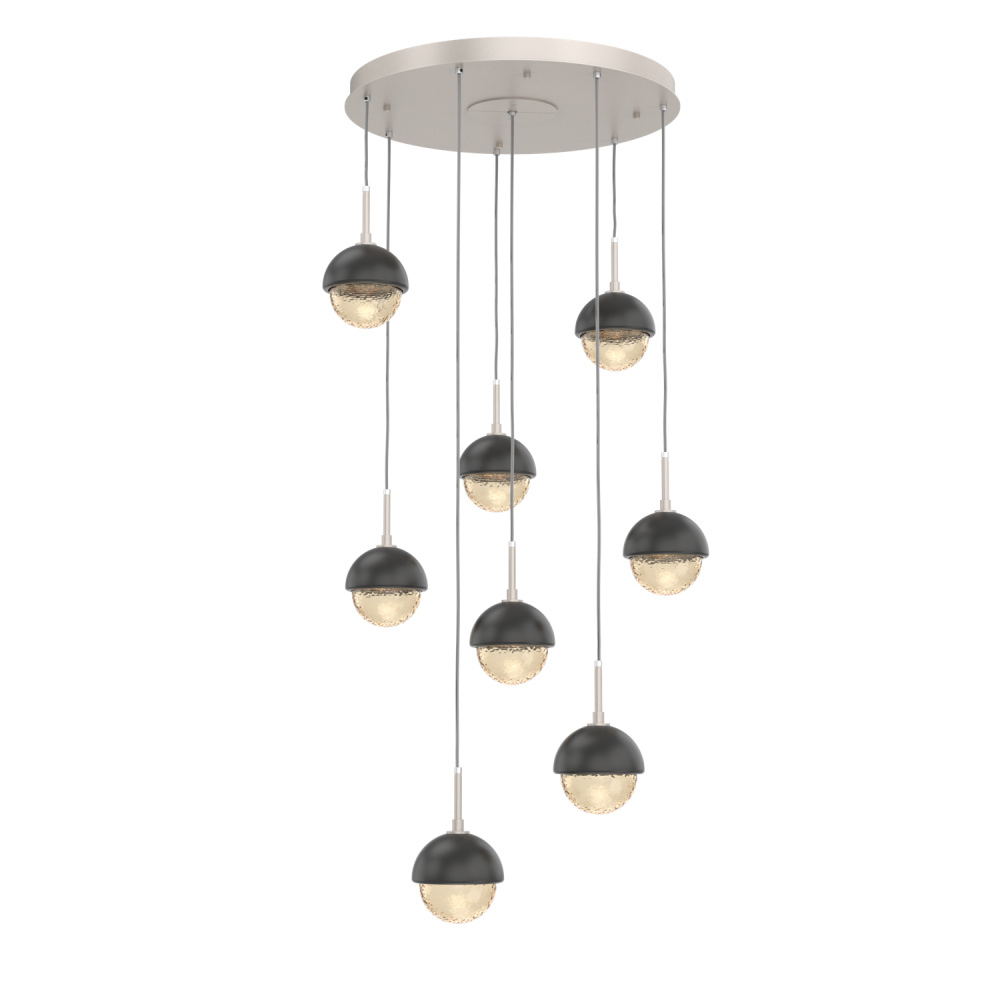 Cabochon Round 8pc Multi-Pendant