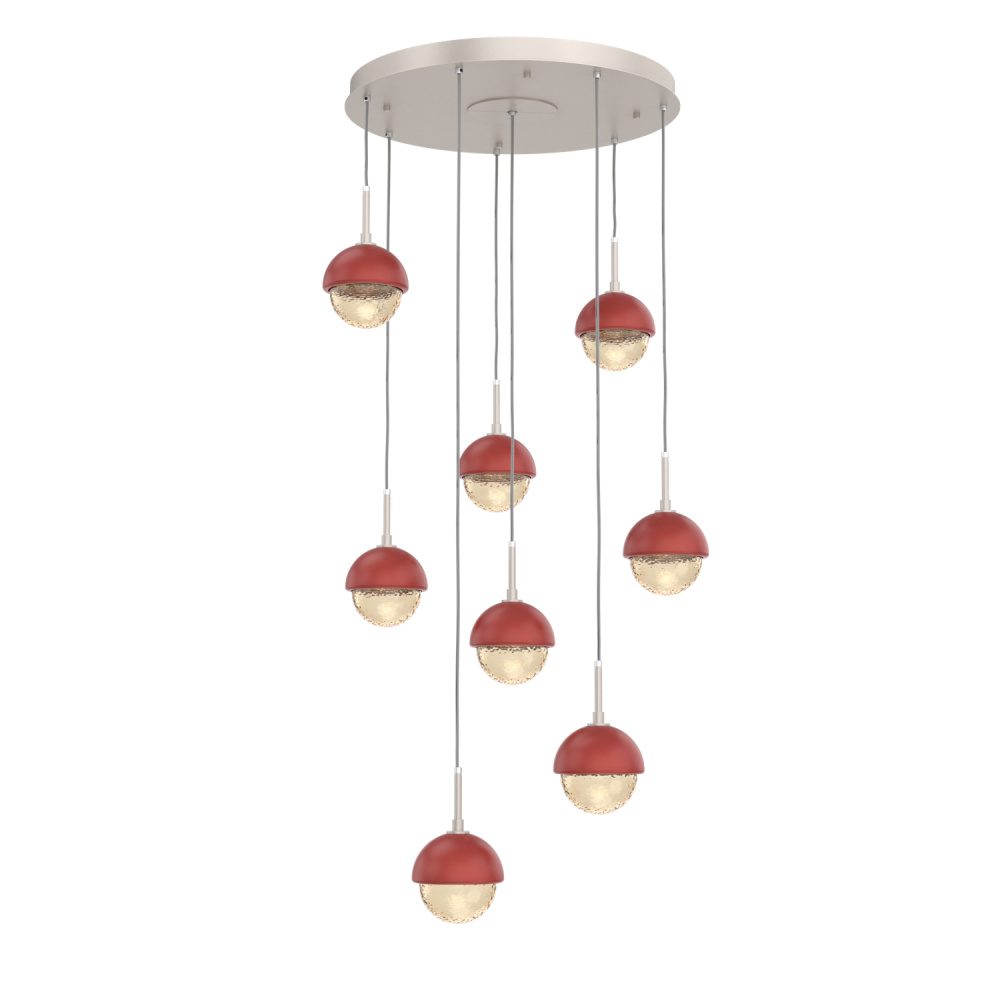 Cabochon Round 8pc Multi-Pendant