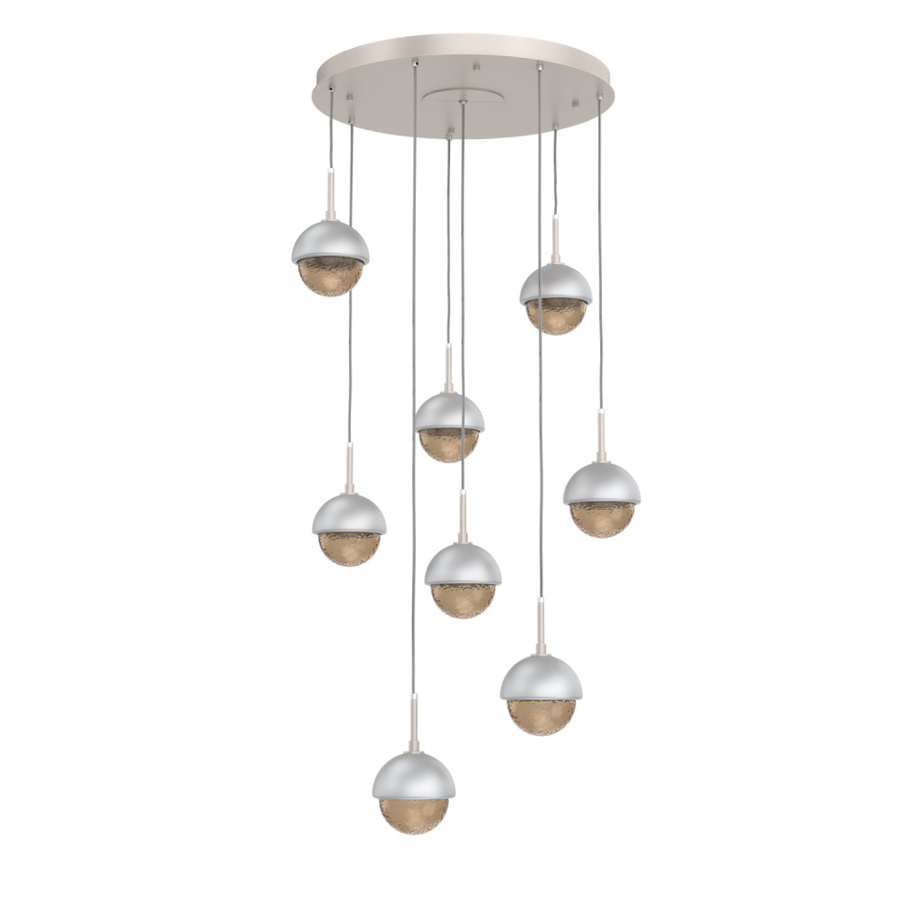 Cabochon Round 8pc Multi-Pendant