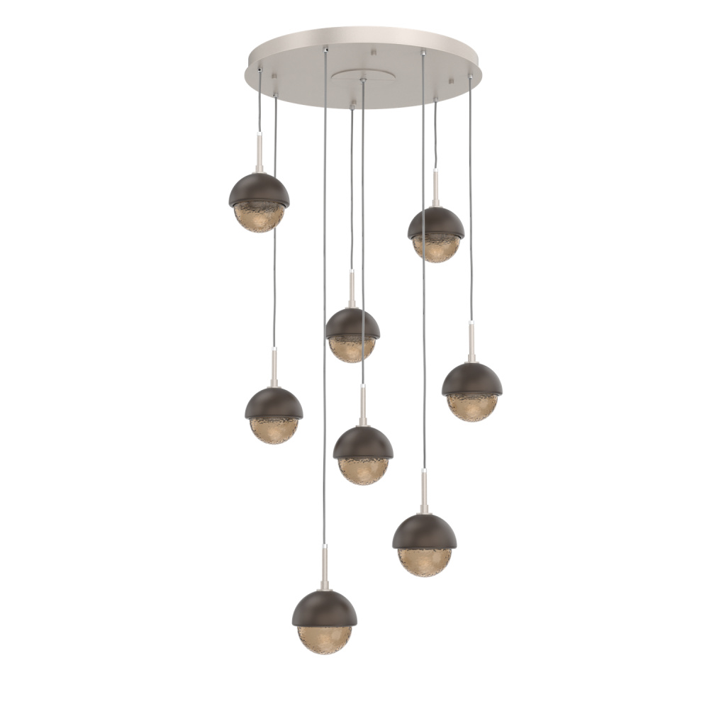 Cabochon Round 8pc Multi-Pendant