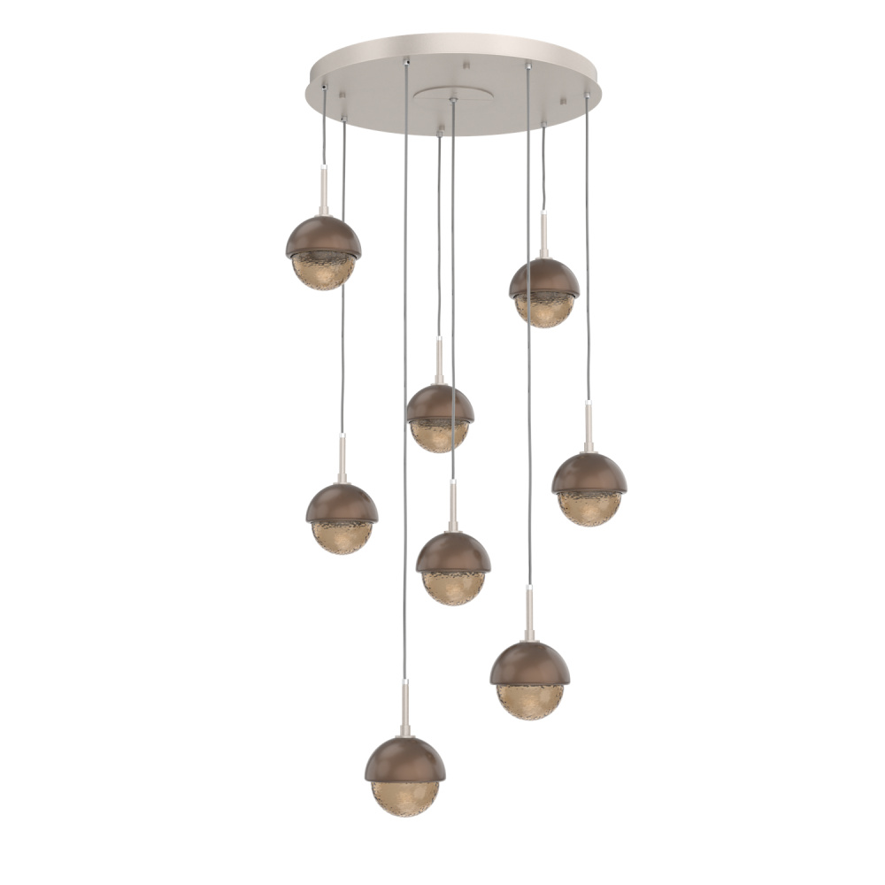 Cabochon Round 8pc Multi-Pendant