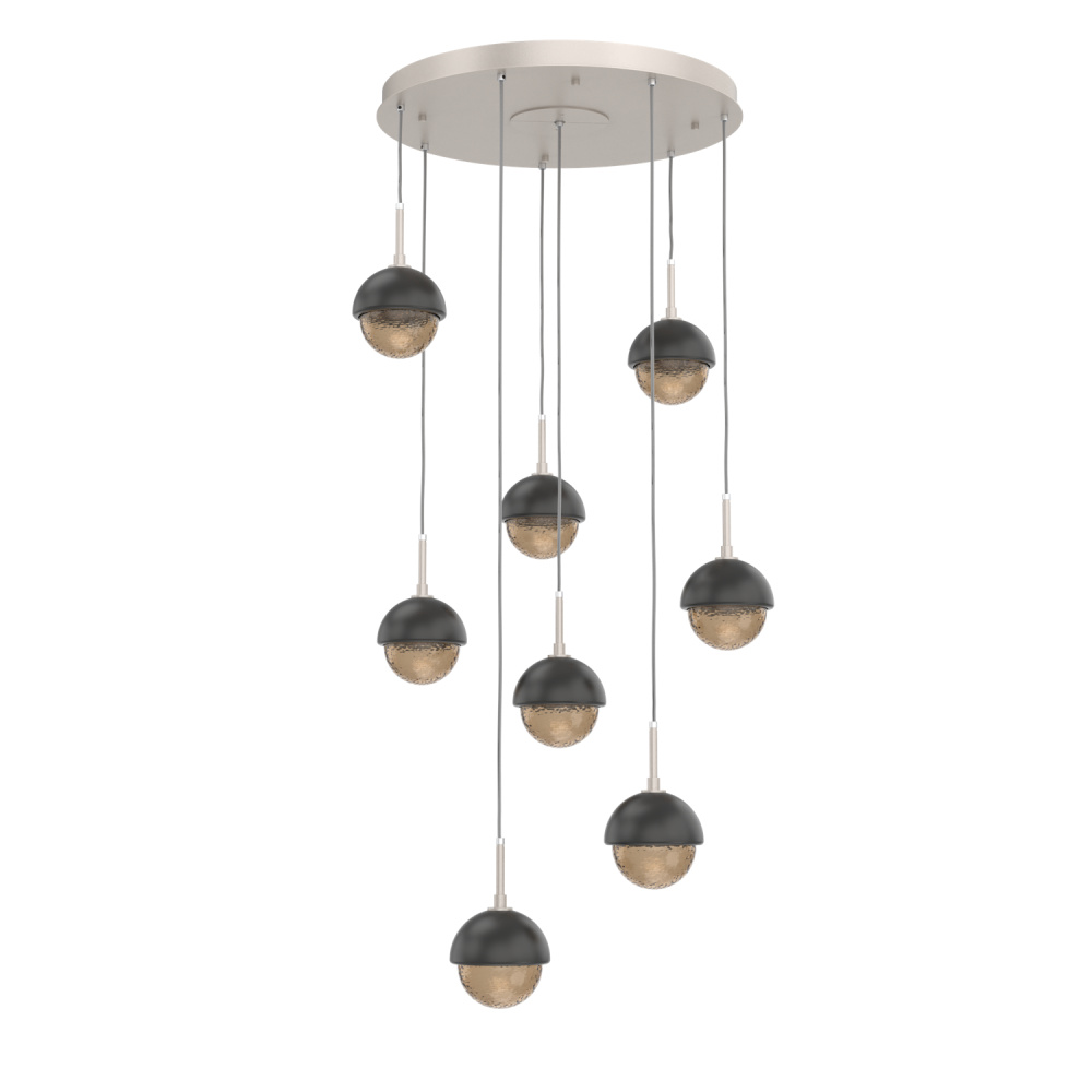 Cabochon Round 8pc Multi-Pendant