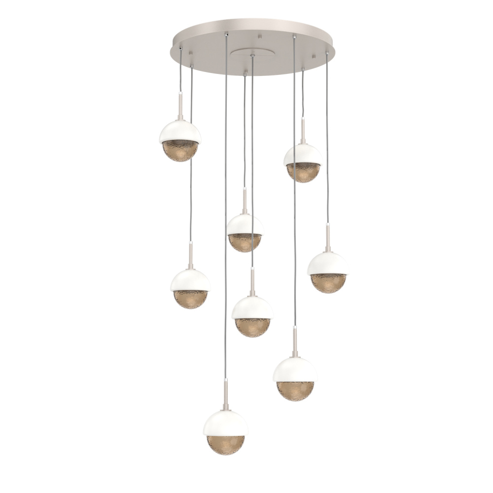 Cabochon Round 8pc Multi-Pendant