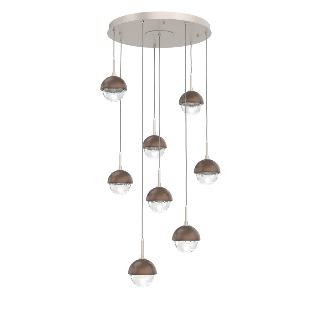 Cabochon Round 8pc Multi-Pendant