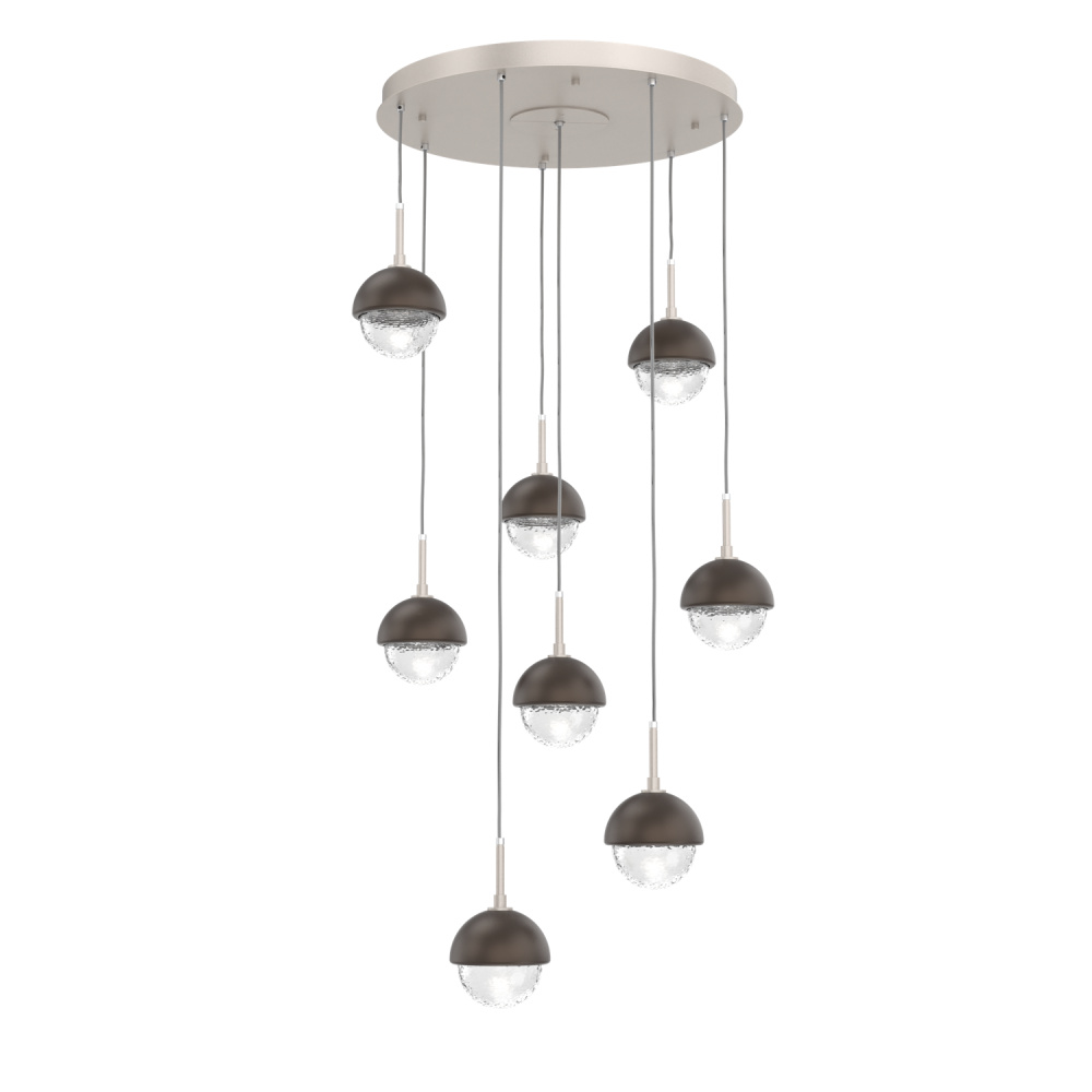 Cabochon Round 8pc Multi-Pendant