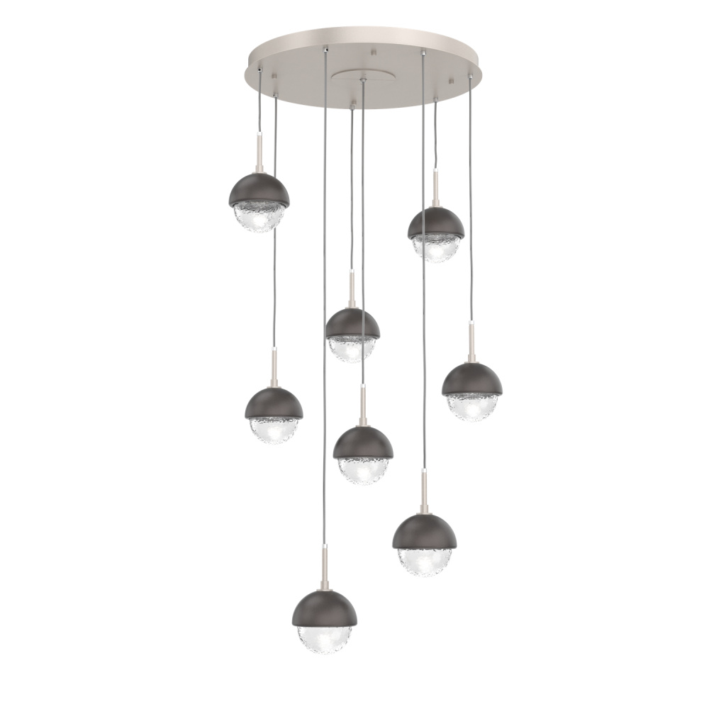 Cabochon Round 8pc Multi-Pendant