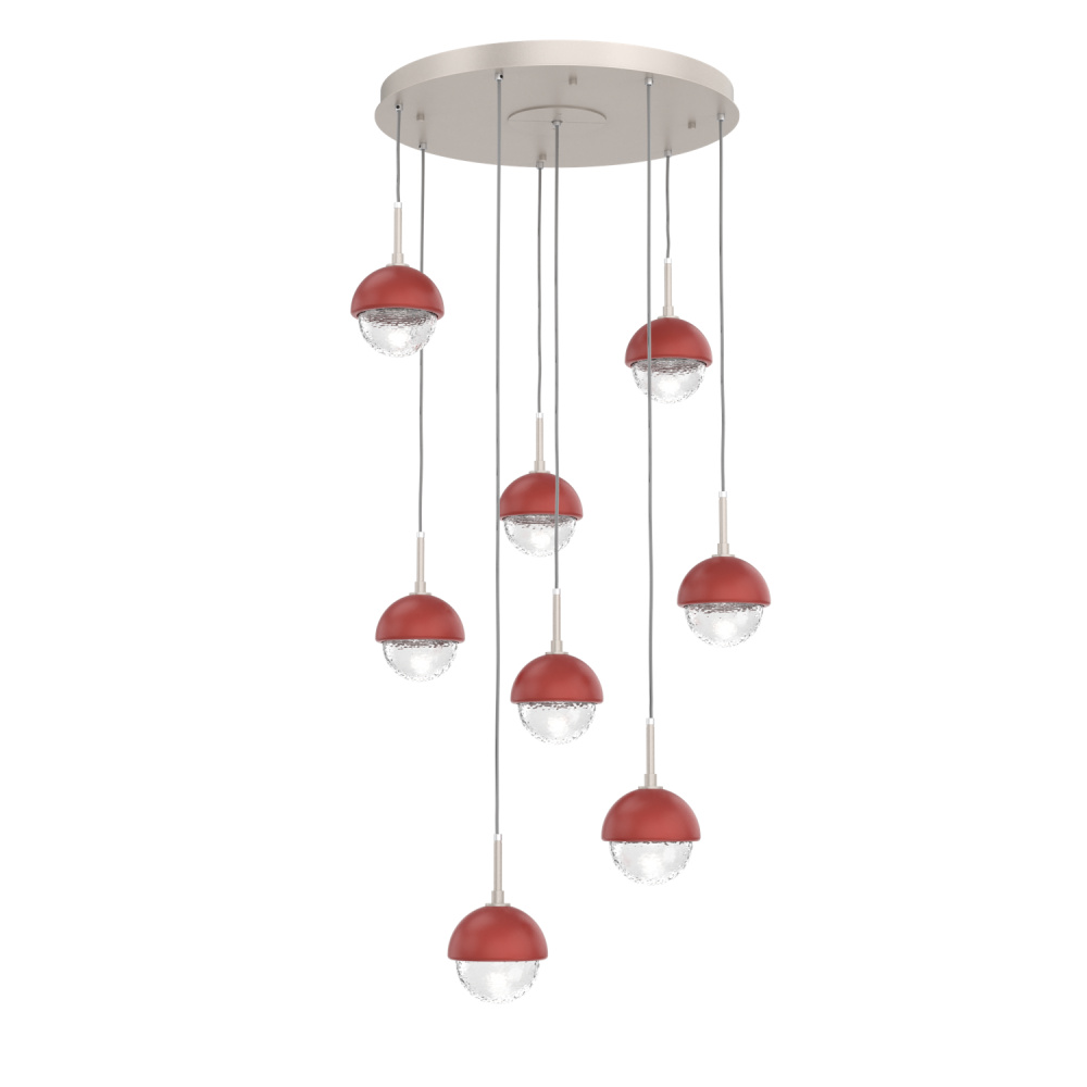 Cabochon Round 8pc Multi-Pendant