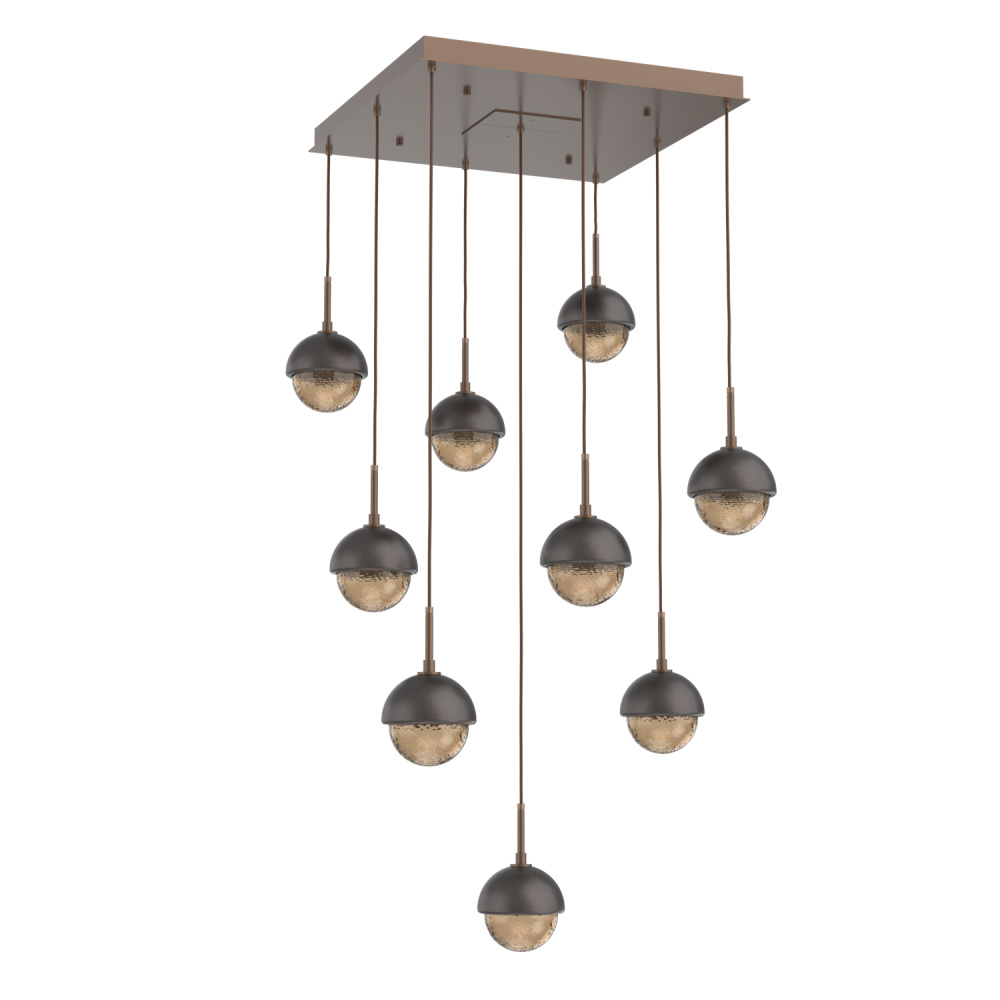 Cabochon Square 9pc Multi-Pendant