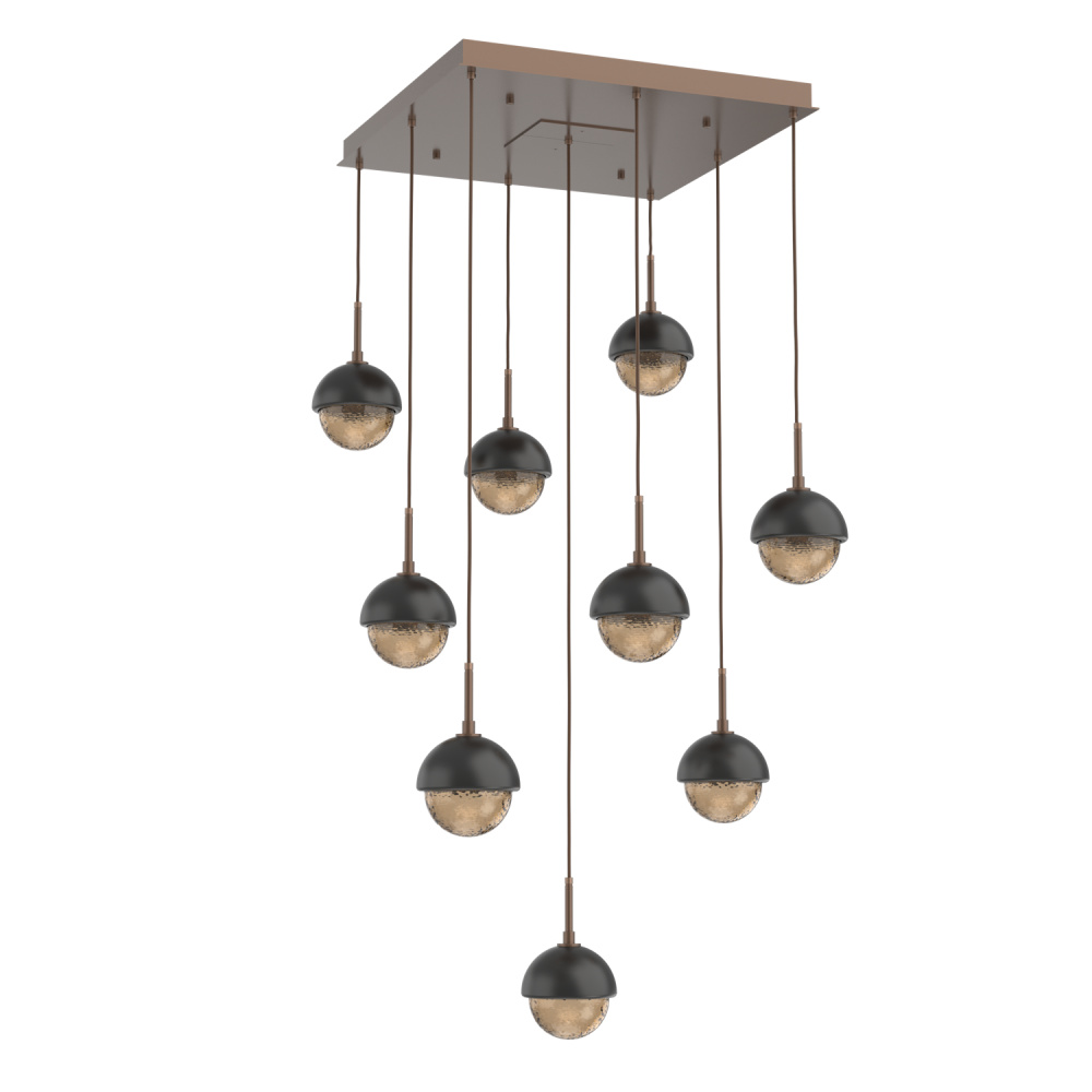 Cabochon Square 9pc Multi-Pendant