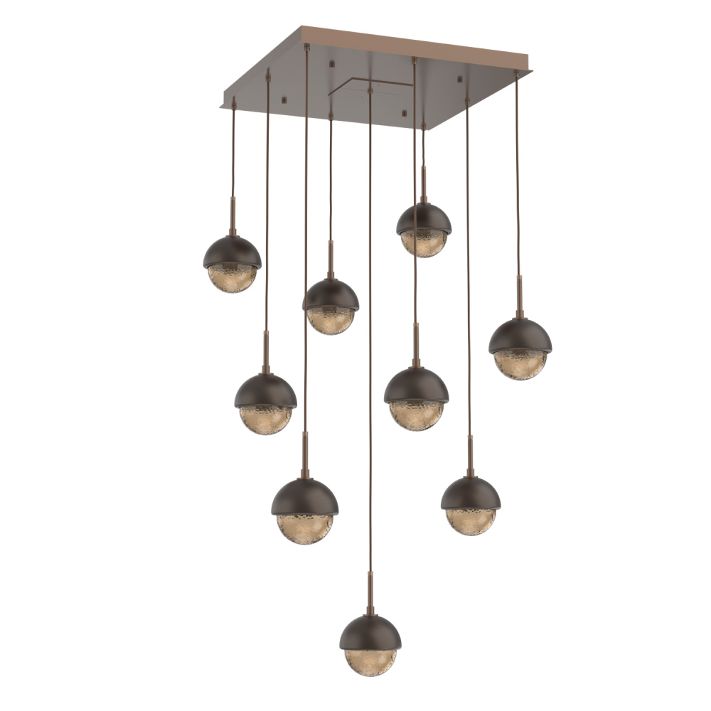 Cabochon Square 9pc Multi-Pendant