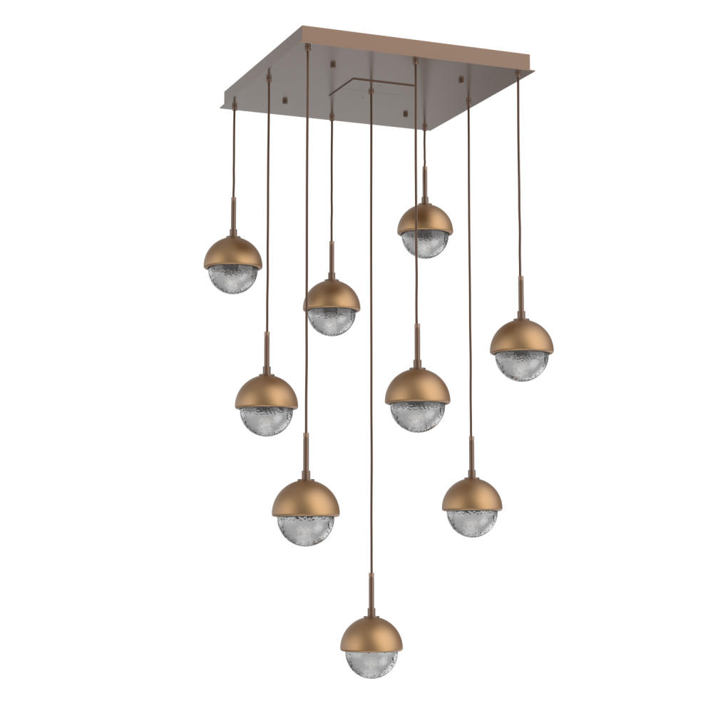 Cabochon Square 9pc Multi-Pendant