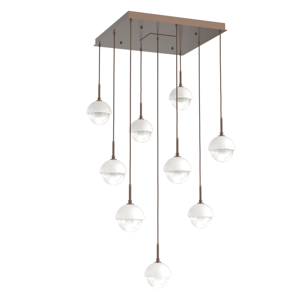 Cabochon Square 9pc Multi-Pendant