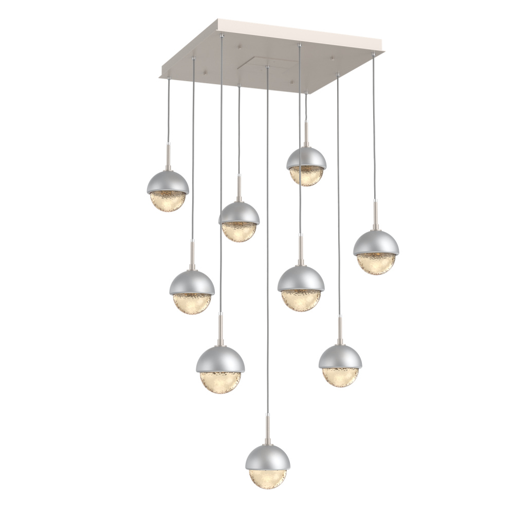 Cabochon Square 9pc Multi-Pendant