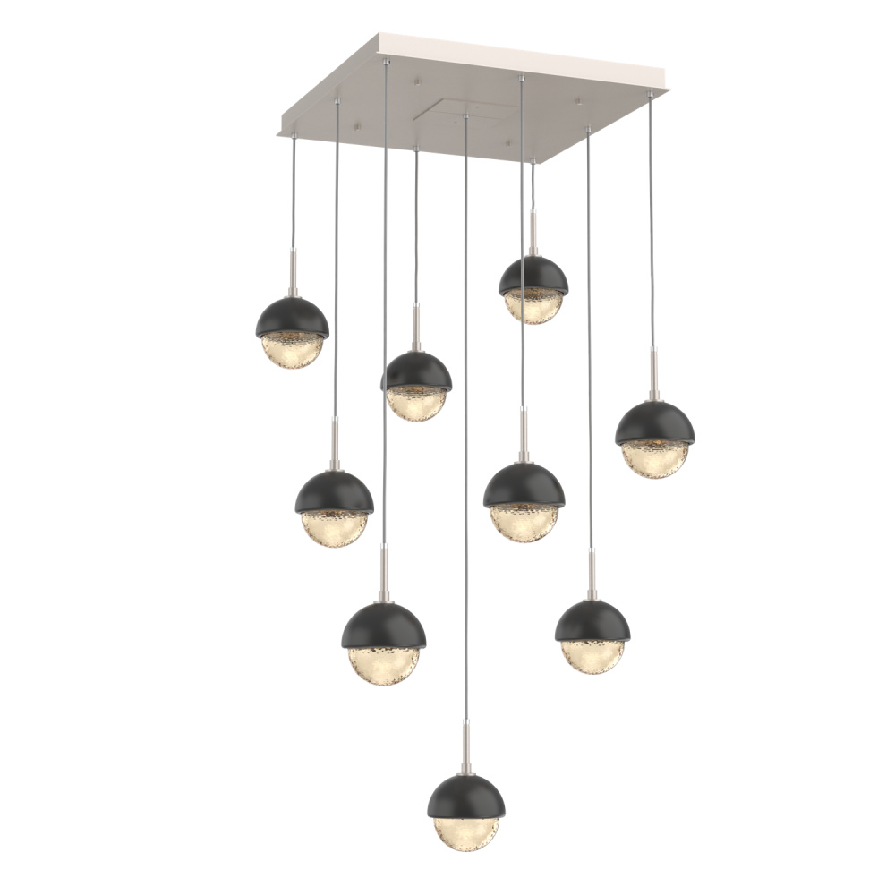 Cabochon Square 9pc Multi-Pendant