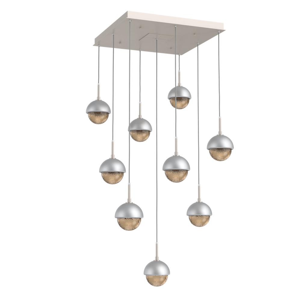 Cabochon Square 9pc Multi-Pendant