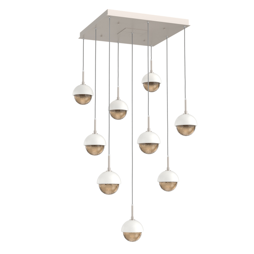 Cabochon Square 9pc Multi-Pendant