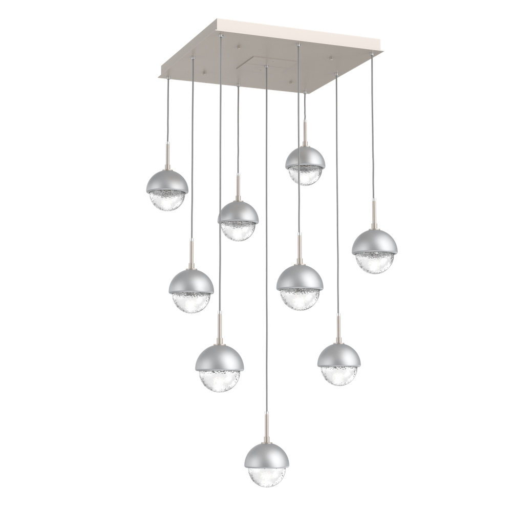 Cabochon Square 9pc Multi-Pendant