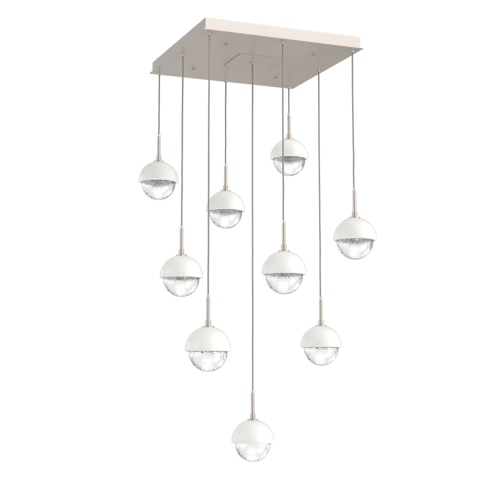 Cabochon Square 9pc Multi-Pendant