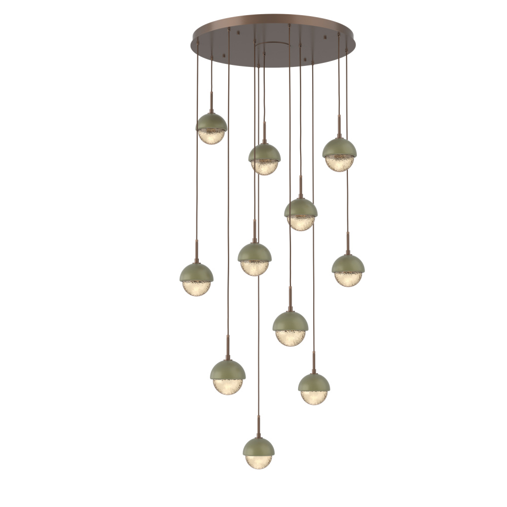 Cabochon Round 11pc Multi-Pendant