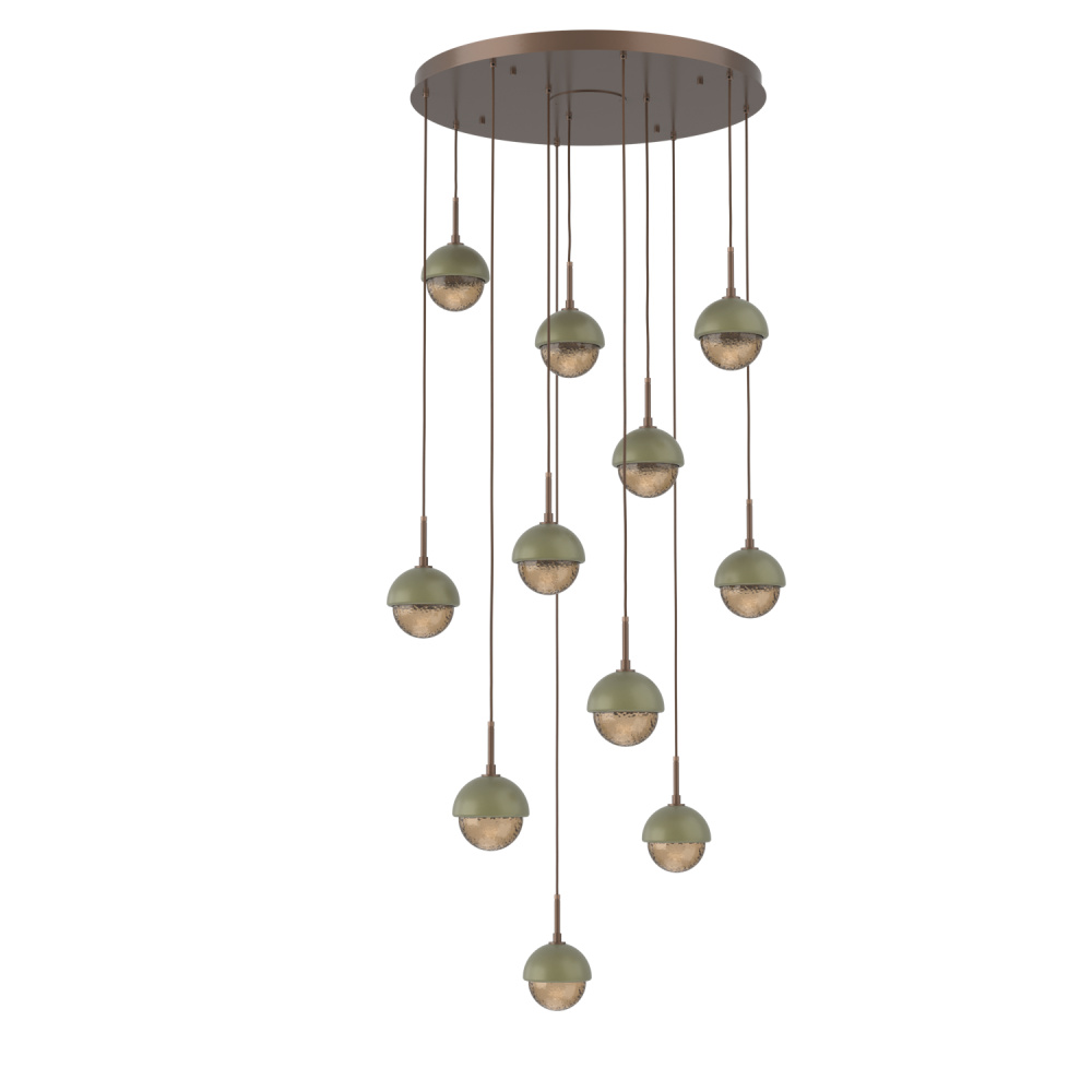 Cabochon Round 11pc Multi-Pendant