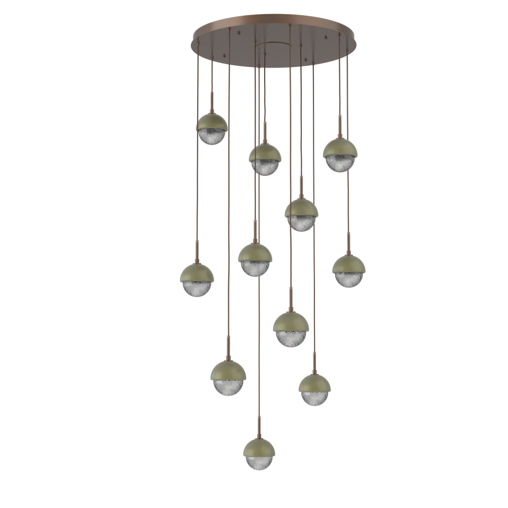 Cabochon Round 11pc Multi-Pendant