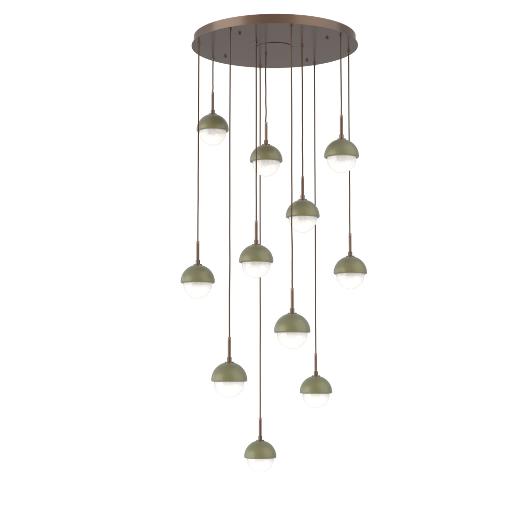 Cabochon Round 11pc Multi-Pendant