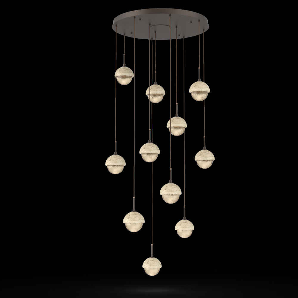 Cabochon Round 11pc Multi-Pendant