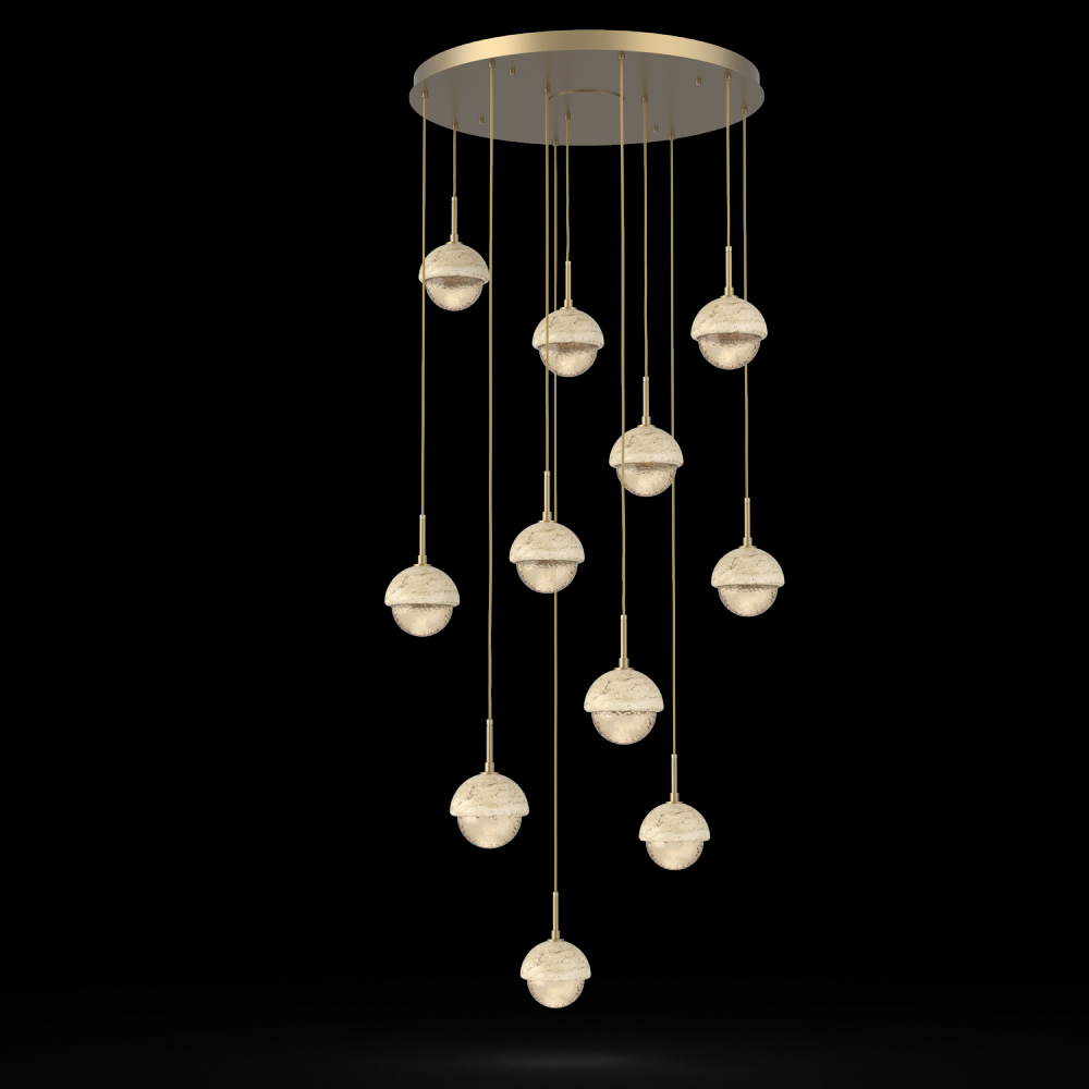 Cabochon Round 11pc Multi-Pendant