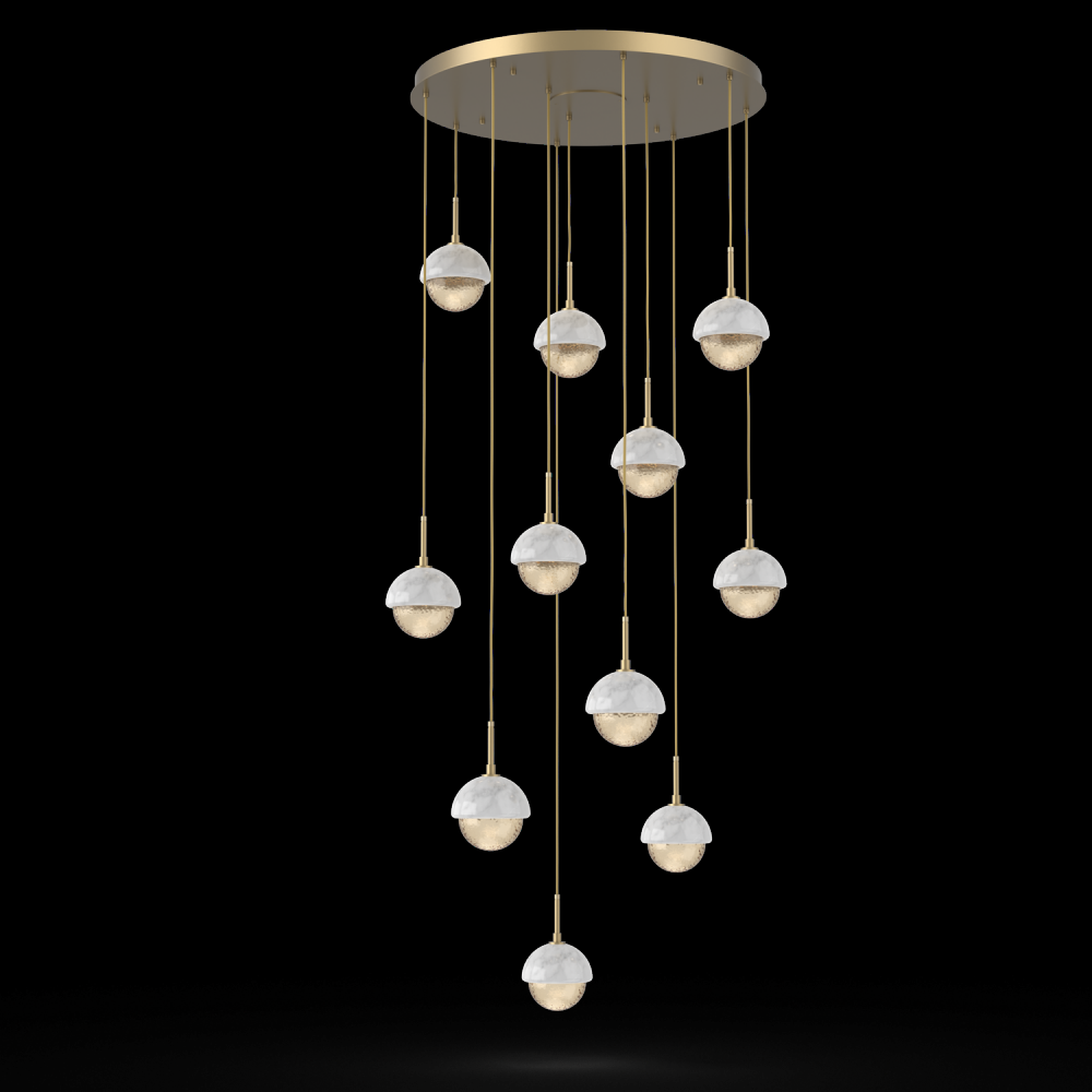 Cabochon Round 11pc Multi-Pendant