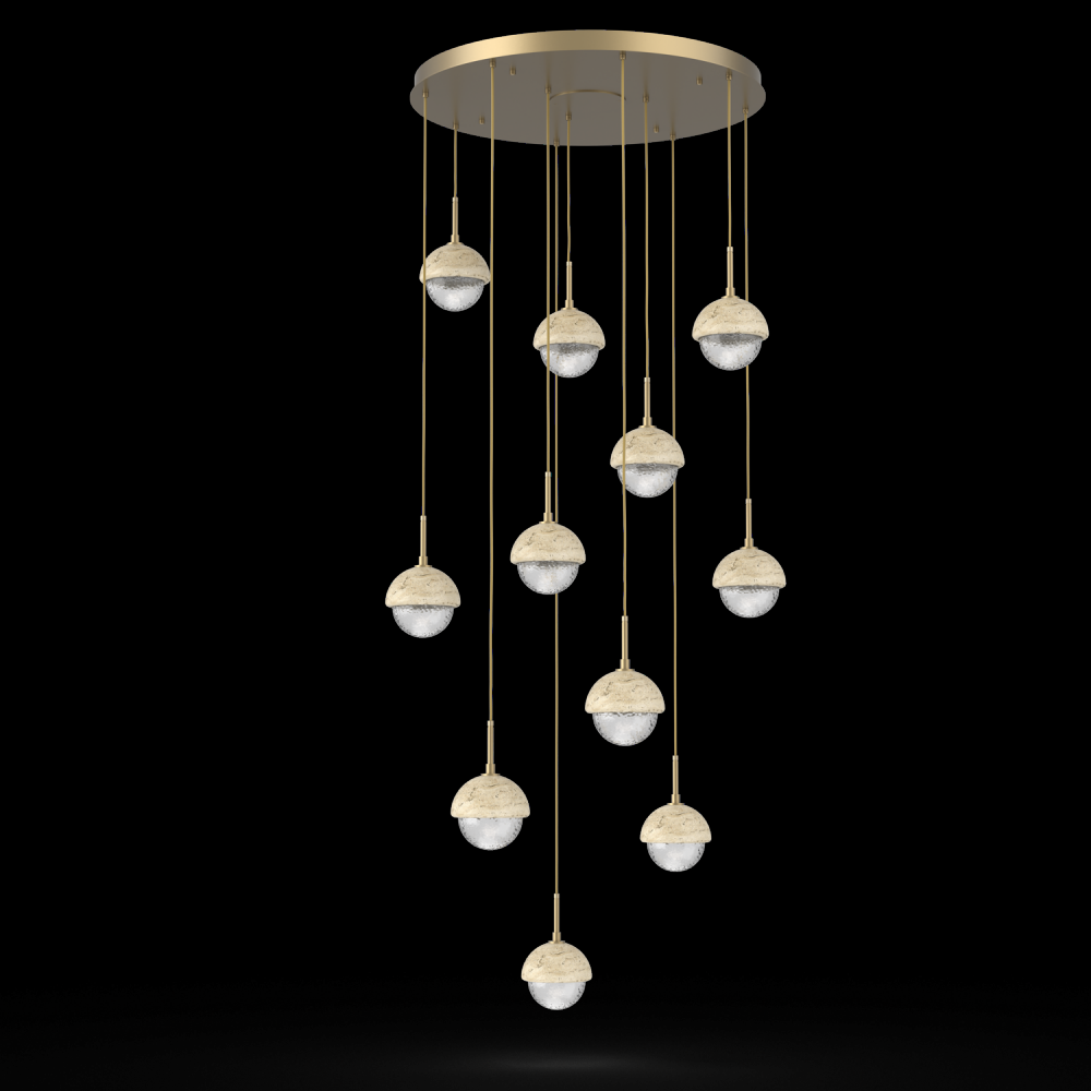 Cabochon Round 11pc Multi-Pendant