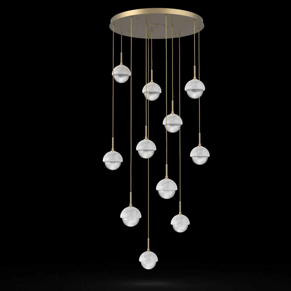 Cabochon Round 11pc Multi-Pendant