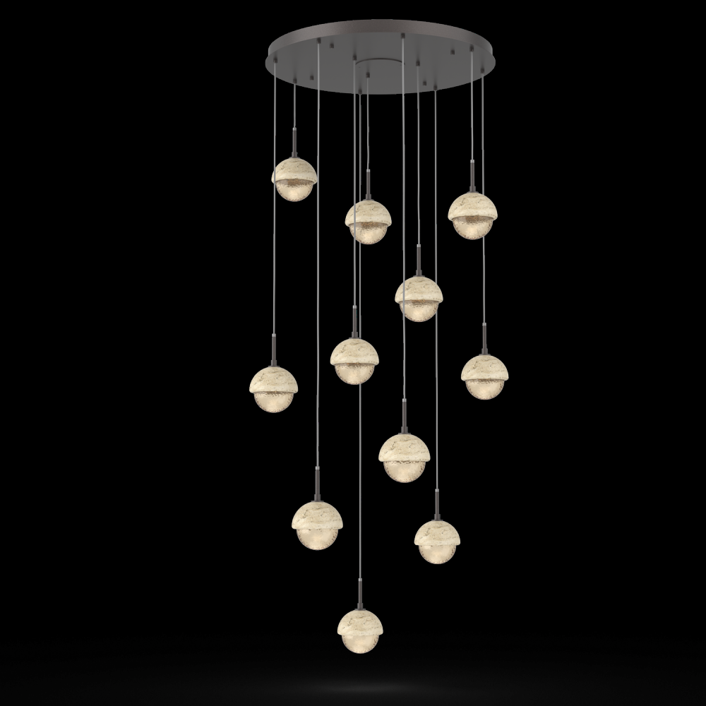 Cabochon Round 11pc Multi-Pendant