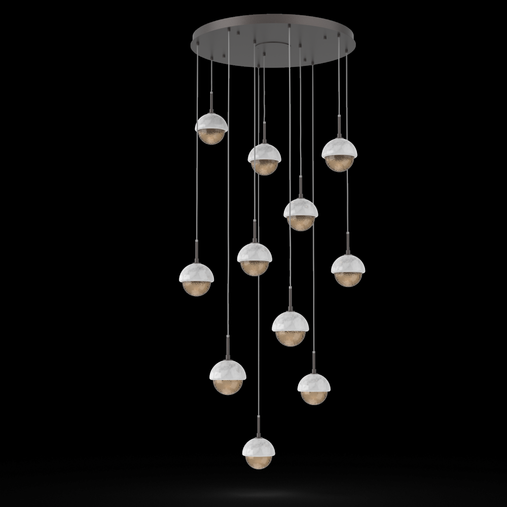 Cabochon Round 11pc Multi-Pendant