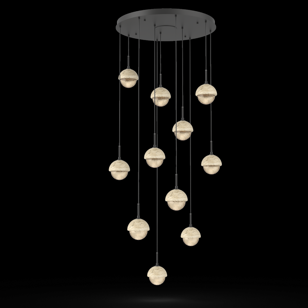 Cabochon Round 11pc Multi-Pendant