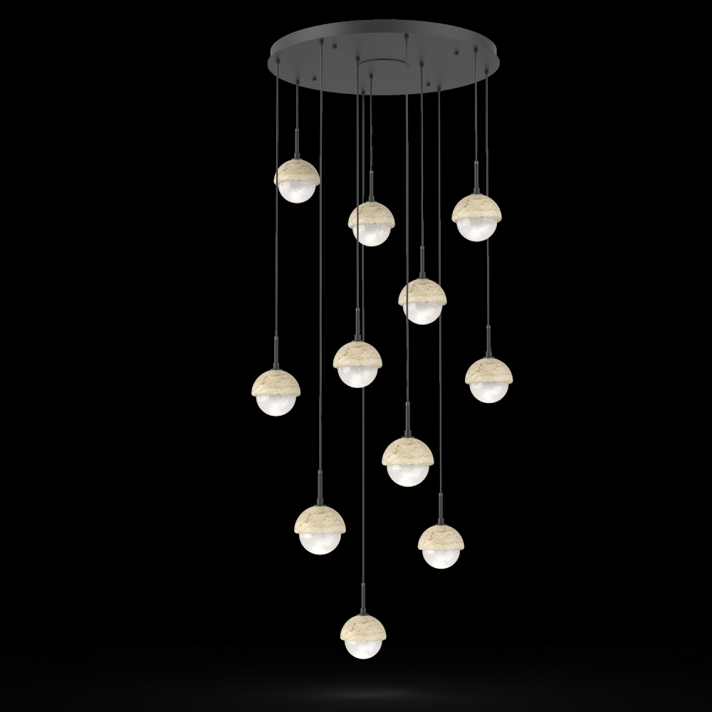 Cabochon Round 11pc Multi-Pendant